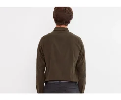 Camisa de terciopelo Caqui - Cuello americano Wayne-Bexley Store
