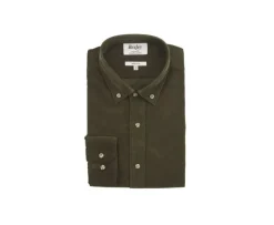 Camisa de terciopelo Caqui - Cuello americano Wayne-Bexley Store