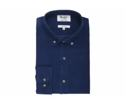Camisa de terciopelo Indigo - Cuello americano Wayne-Bexley Cheap