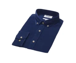 Camisa de terciopelo Indigo - Cuello americano Wayne-Bexley Cheap