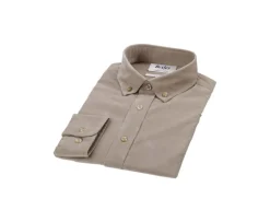 Camisa de terciopelo Topo Claro - Cuello americano Wayne-Bexley Cheap