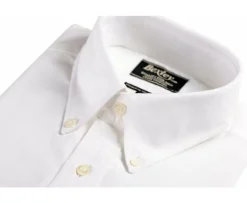 Camisa Oxford blanca con bolsillo - Cuello americano Harold-Bexley Flash Sale