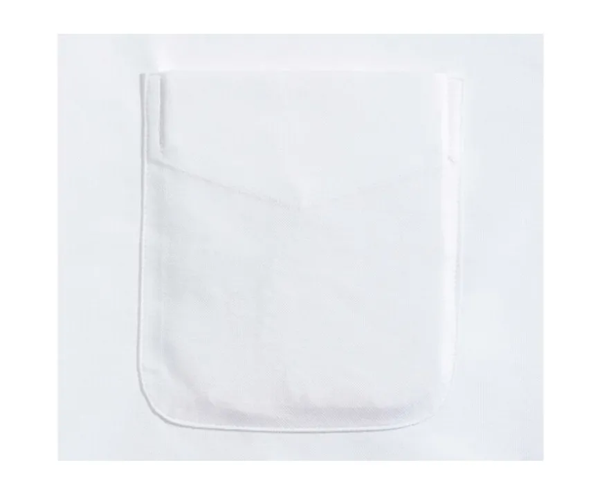 Camisa Oxford blanca con bolsillo - Cuello americano Harold-Bexley Flash Sale
