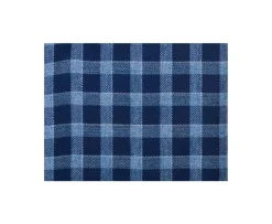 Camisa Oxford de algodón Azul marino y Azul nórdico - Cuello americano Elvin-Bexley Shop