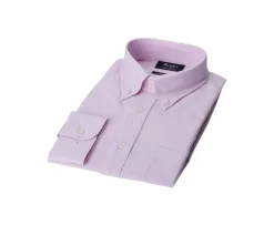 Camisa Oxford Rosa Claro con bolsillo - Cuello americano Harold-Bexley Store