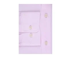 Camisa Oxford Rosa claro y Blanco - Cuello italiano Ernesto-Bexley Hot