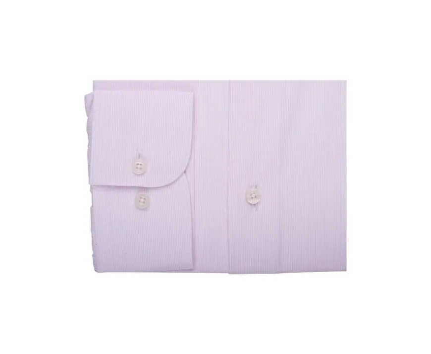 Camisa Rosa y Blanca de algodón - Cuello francés Guilhem Classic-Bexley Online