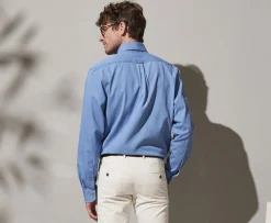 Camisa vaquera de hombre Denim claro Cheston-Bexley Cheap