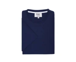 Camiseta de algodón orgánico Azul marino Edgar Iii-Bexley Discount