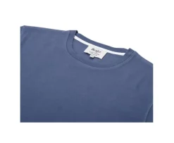 Camiseta de algodón orgánico Azul grisáceo Edgar Iii-Bexley Flash Sale