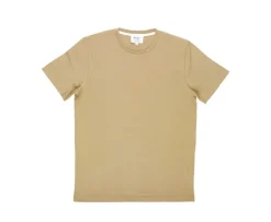 Camiseta de algodón orgánico Caqui claro Edgar Iii-Bexley Hot