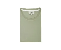 Camiseta lisa de algodón orgánico Verde tila Edgar Iii-Bexley Clearance