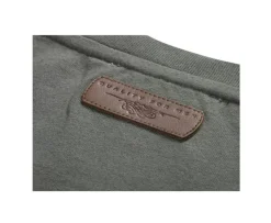 Camiseta lisa de algodón orgánico Verde oscuro Edgar Iii-Bexley Cheap