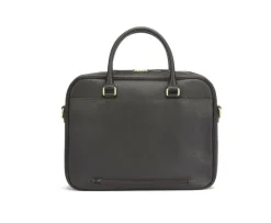 Cartera de cuero para hombre con bandolera Chocolate granulado Karlington Iii-Bexley Clearance