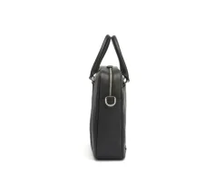 Cartera de hombre de piel con bandolera Negro Granulado Karlington Iii-Bexley Sale