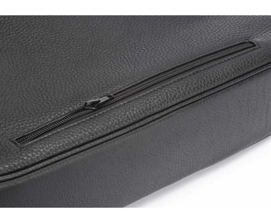 Cartera de hombre de piel con bandolera Negro Granulado Karlington Iii-Bexley Sale