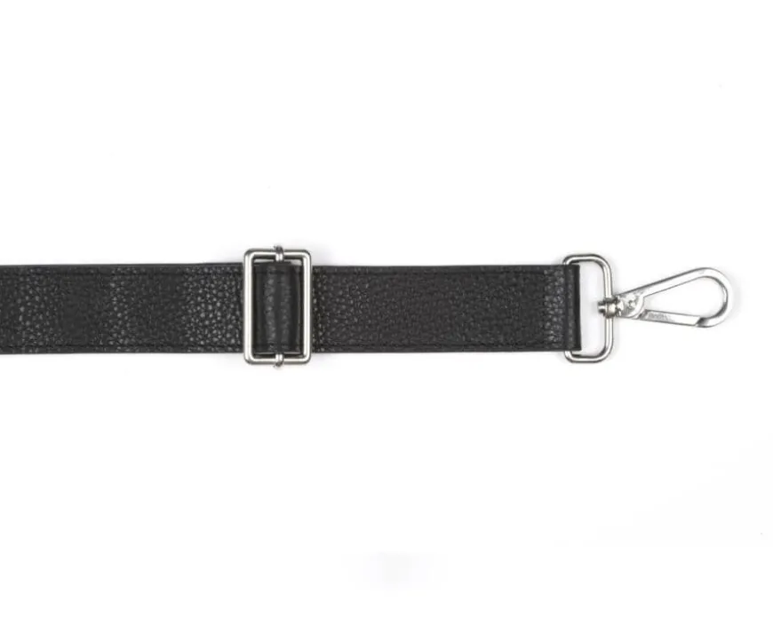 Cartera de hombre de piel con bandolera Negro Granulado Karlington Iii-Bexley Sale