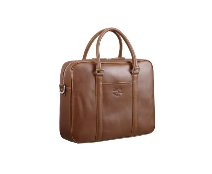 Cartera de hombre de piel con bandolera Dorado Karlington Iii-Bexley Fashion