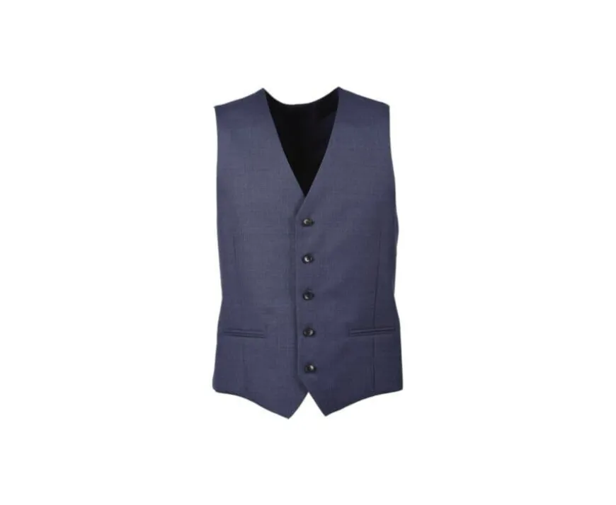 Chaleco de traje Azul moteado Gilet Lazare-Bexley Outlet
