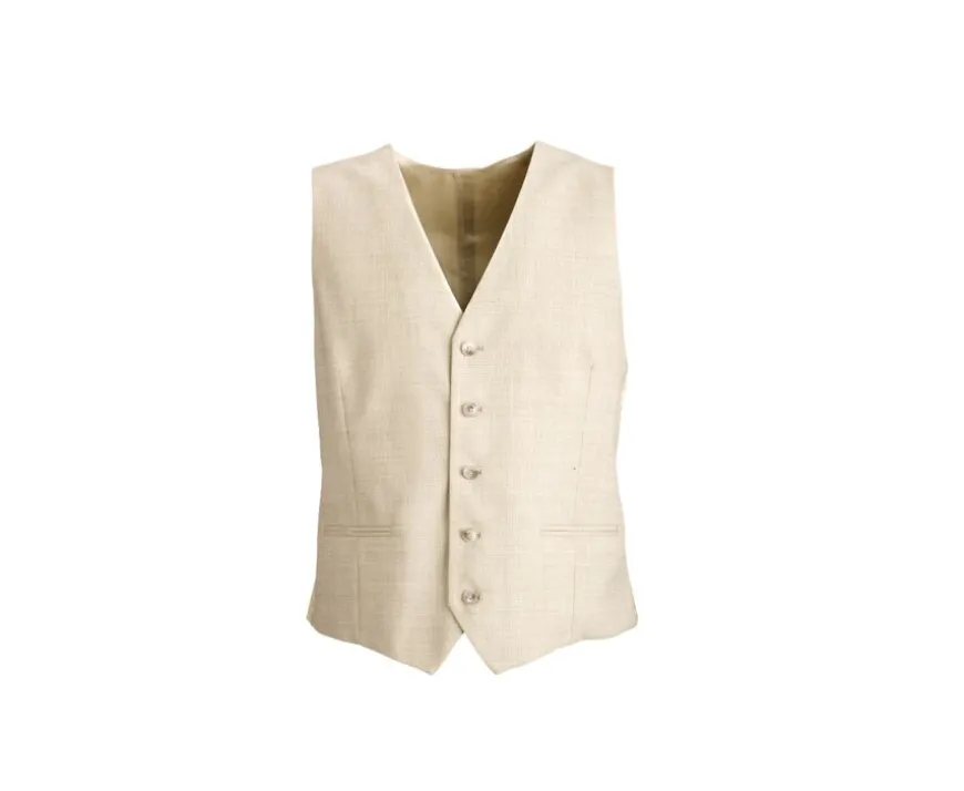 Chaleco de traje hombre Beis moteado Lazare-Bexley Cheap