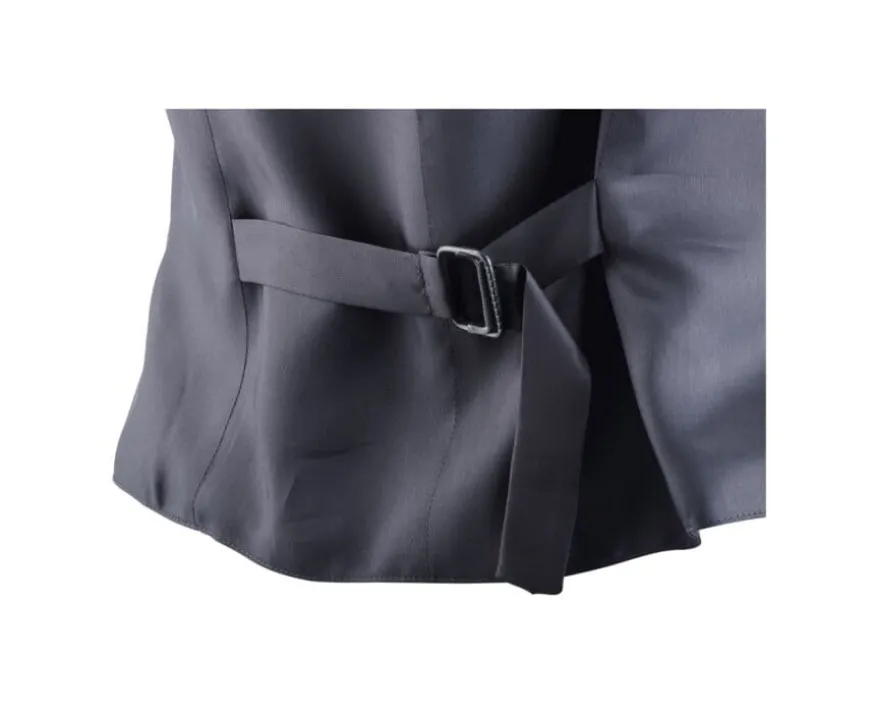 Chaleco de traje hombre Gris medio Lazare-Bexley Discount