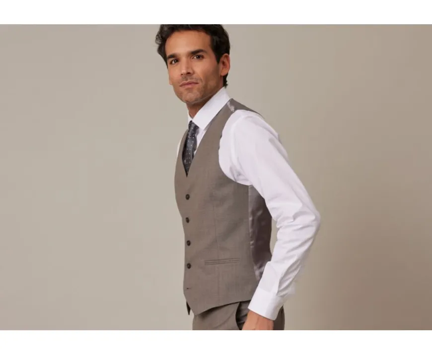 Chaleco de traje hombre Topo moteado Lazare-Bexley Fashion