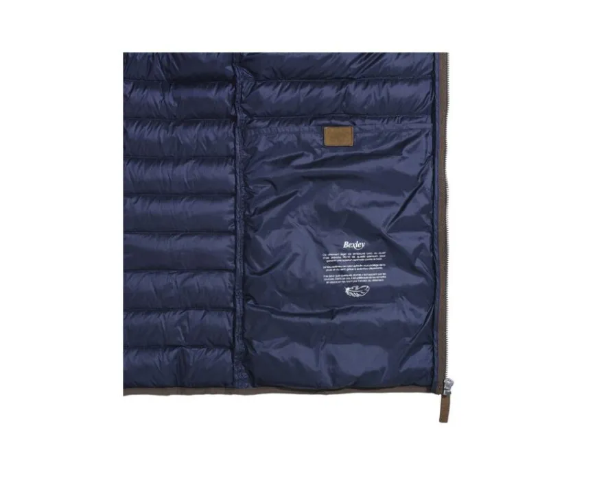Chaqueta acolchada ligera de invierno para hombre Marrón Sven Iii-Bexley Store