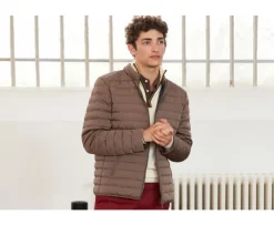 Chaqueta acolchada ligera de invierno para hombre Marrón Claro Sven Iii-Bexley Shop