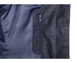Chaqueta acolchada para hombre Azul oscuro moteado Théophile-Bexley Fashion