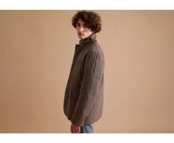 Chaqueta acolchada para hombre Topo Oscuro moteado Théophile-Bexley Cheap