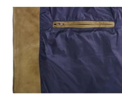 Chaqueta de cuero gamuza sin mangas para hombre Niklas-Bexley Sale