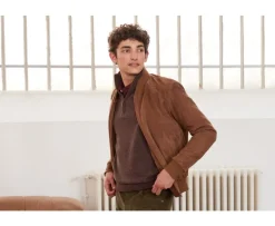 Chaqueta de cuero Habana para hombre Sean Ii-Bexley Sale