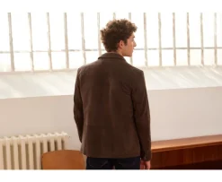 Chaqueta de cuero para hombre Pardo Faustin-Bexley Shop