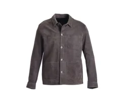 Chaqueta de cuero para hombre Pardo Faustin-Bexley Shop