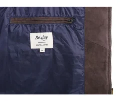 Chaqueta de cuero Pardo sin mangas para hombre Niklas-Bexley Cheap