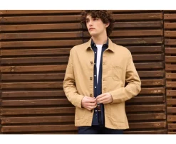 Chaqueta de pintor algodón/lino Desierto Faustinien-Bexley Discount
