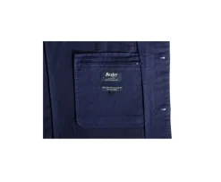 Chaqueta de pintor algodón/lino Azul Navy Faustinien-Bexley Cheap