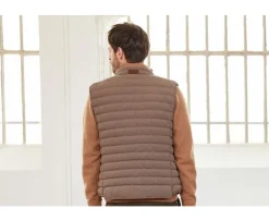 Chaqueta de plumas sin mangas para hombre Marrón Claro Niels Ii-Bexley Online