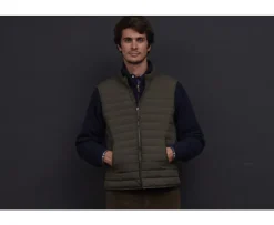 Chaqueta de plumas sin mangas para hombre Caqui Niels Ii-Bexley Flash Sale