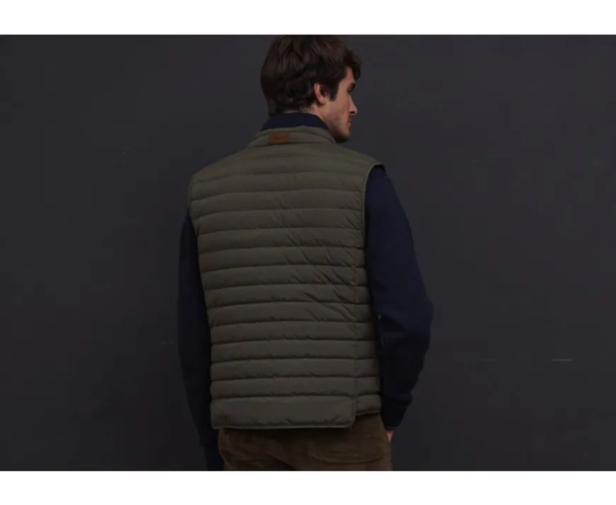 Chaqueta de plumas sin mangas para hombre Caqui Niels Ii-Bexley Flash Sale