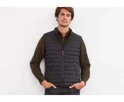 Chaqueta de plumas sin mangas para hombre Carbón Niels Ii-Bexley Discount