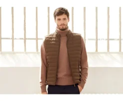 Chaqueta de plumas sin mangas para hombre Marrón Niels Ii-Bexley Online