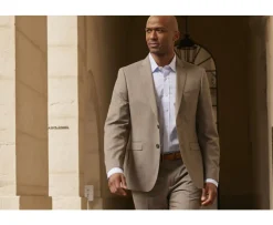 Chaqueta de traje de hombre Topo moteado Lazare-Bexley Fashion
