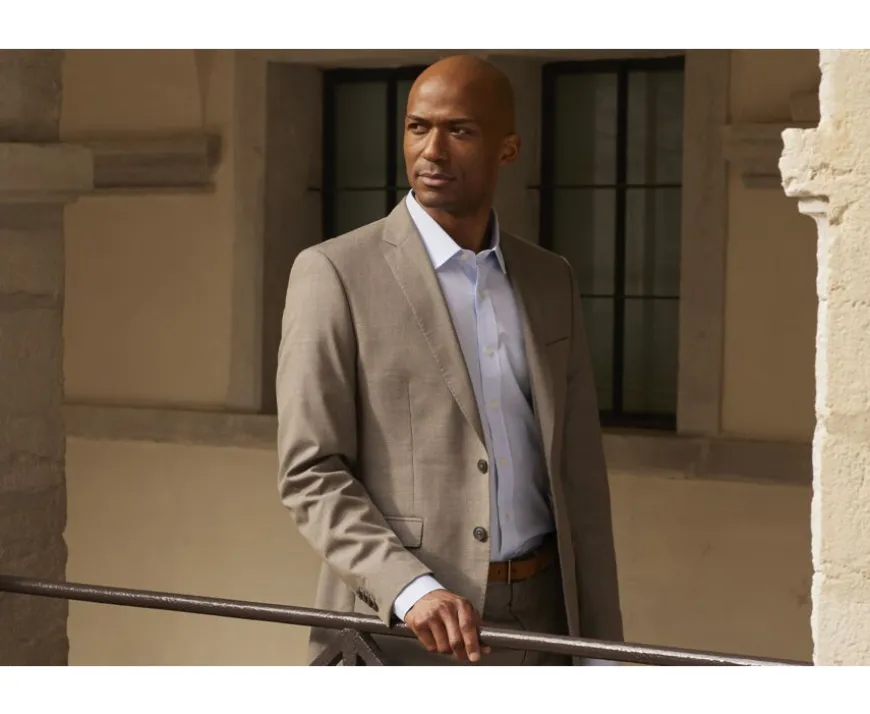 Chaqueta de traje de hombre Topo moteado Lazare-Bexley Fashion