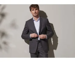 Chaqueta de traje Gris medio para hombre Lazare-Bexley Clearance