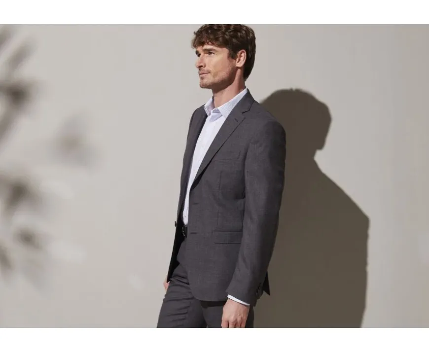 Chaqueta de traje Gris medio para hombre Lazare-Bexley Clearance