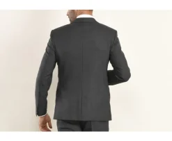 Chaqueta de traje Gris Oscuro moteado para hombre Lazare-Bexley Discount