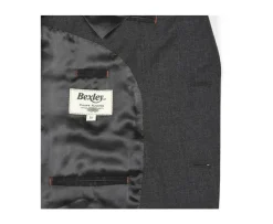 Chaqueta de traje Gris Oscuro moteado para hombre Lazare-Bexley Discount