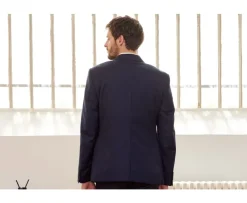 Chaqueta de traje hombre Azul petróleo Lazare-Bexley New