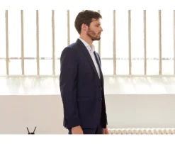 Chaqueta de traje hombre Azul petróleo Lazare-Bexley New